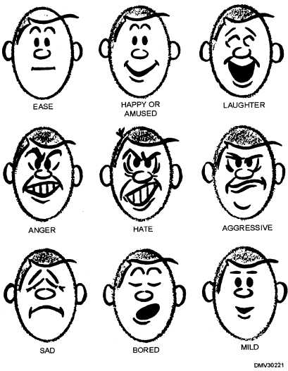 facial expressions coloring pages - photo #9